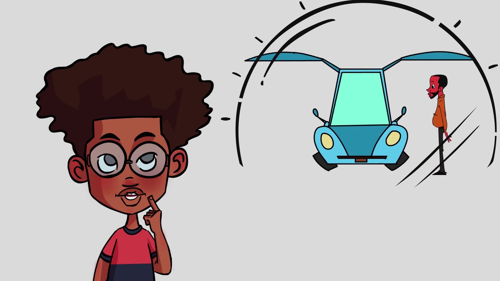Motion graphics frame